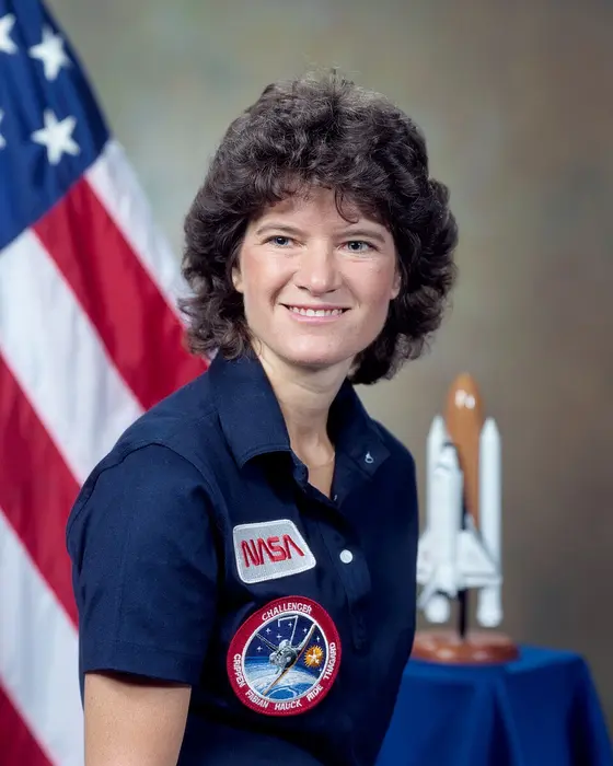 Sally Ride, NASA official portrait, 1984
